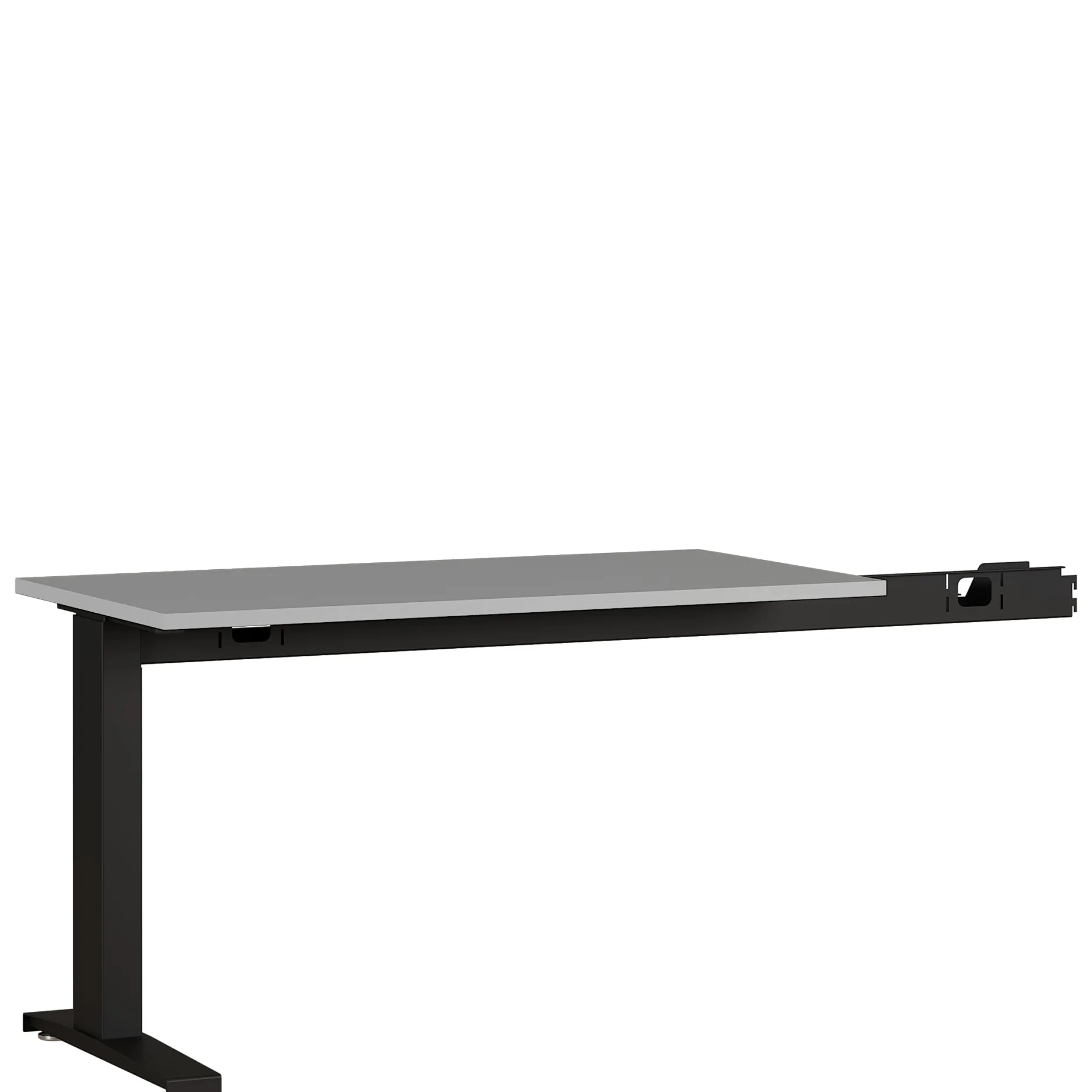 Aanbouwtafel Ergonoma Lichtgrijs Zwart^Huisenthuis Clearance