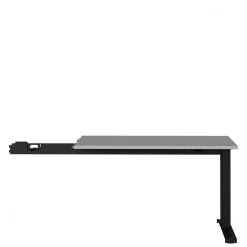 Aanbouwtafel Ergonoma Lichtgrijs Zwart^Huisenthuis Clearance