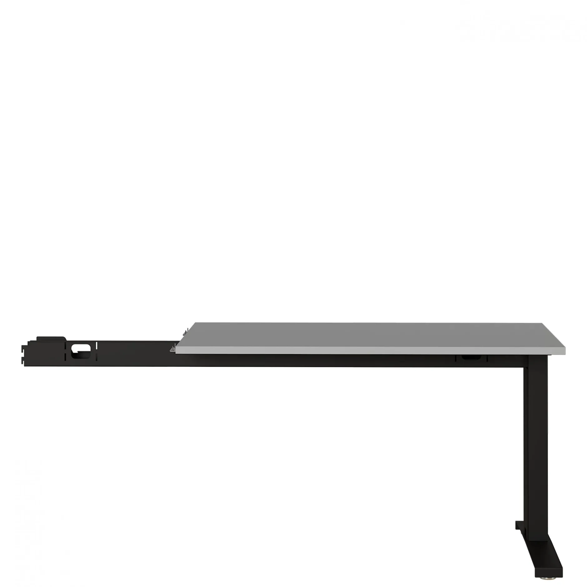 Aanbouwtafel Ergonoma Lichtgrijs Zwart^Huisenthuis Clearance