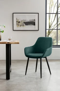 Armstoel Amine Groen – Set van 2^Huisenthuis Best