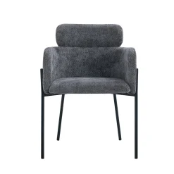 Armstoel Anneloes Grijs – Set van 2^Huisenthuis