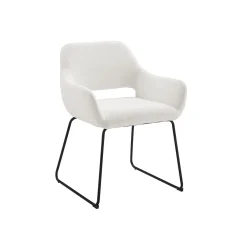 Armstoel Hilton Wit Bouclé^Huisenthuis Outlet