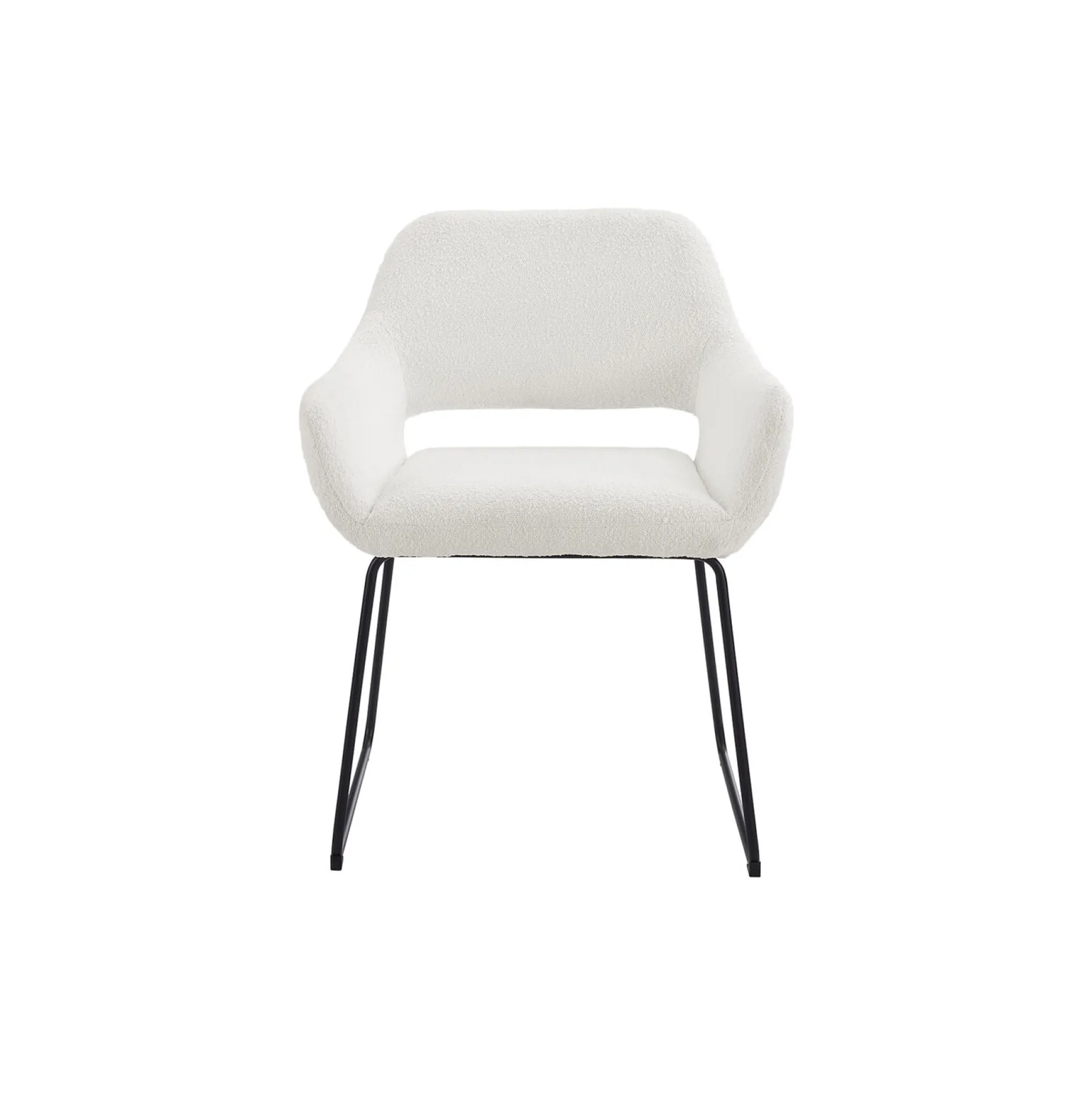 Armstoel Hilton Wit Bouclé^Huisenthuis Outlet