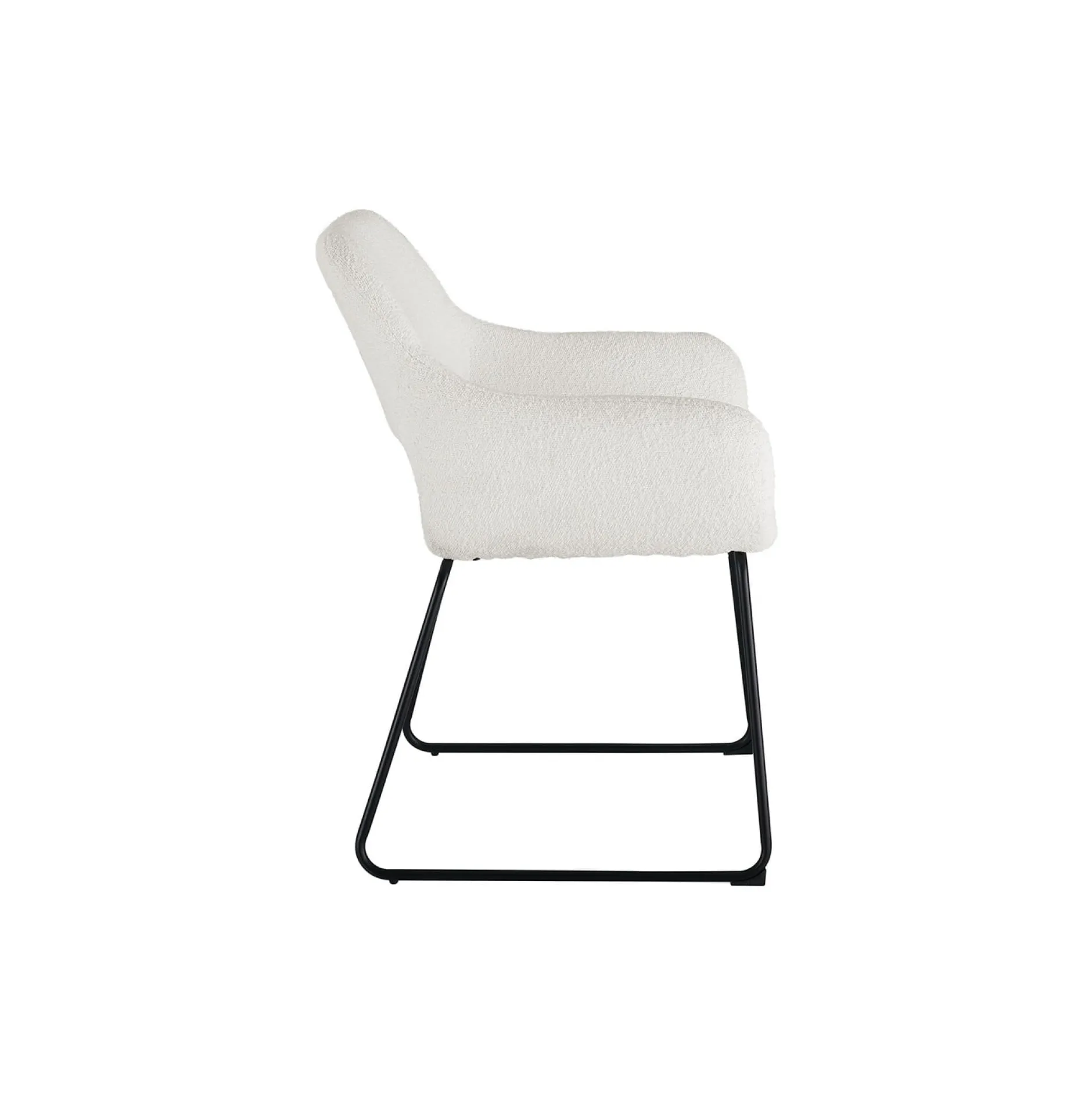 Armstoel Hilton Wit Bouclé^Huisenthuis Outlet