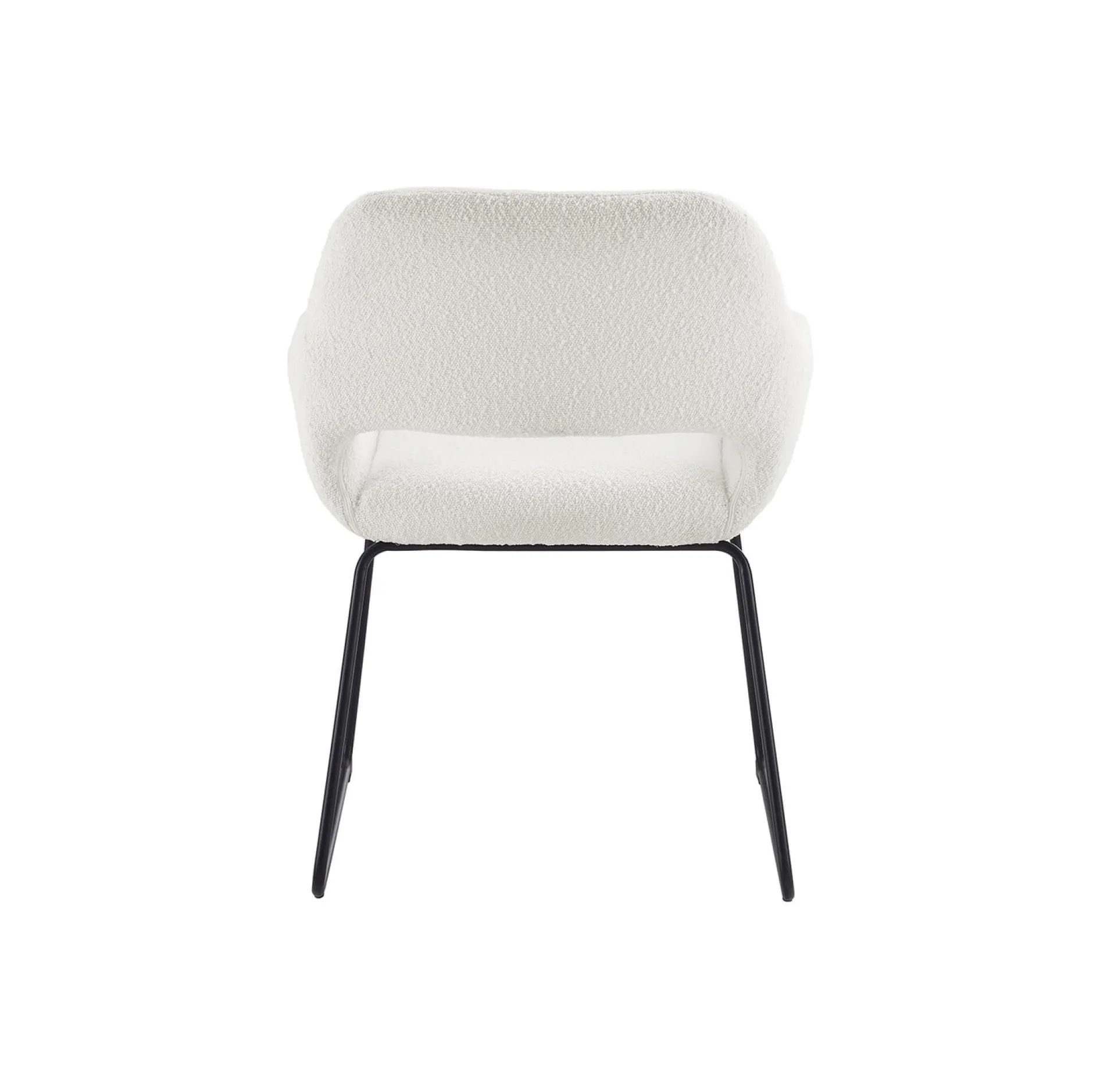 Armstoel Hilton Wit Bouclé^Huisenthuis Outlet