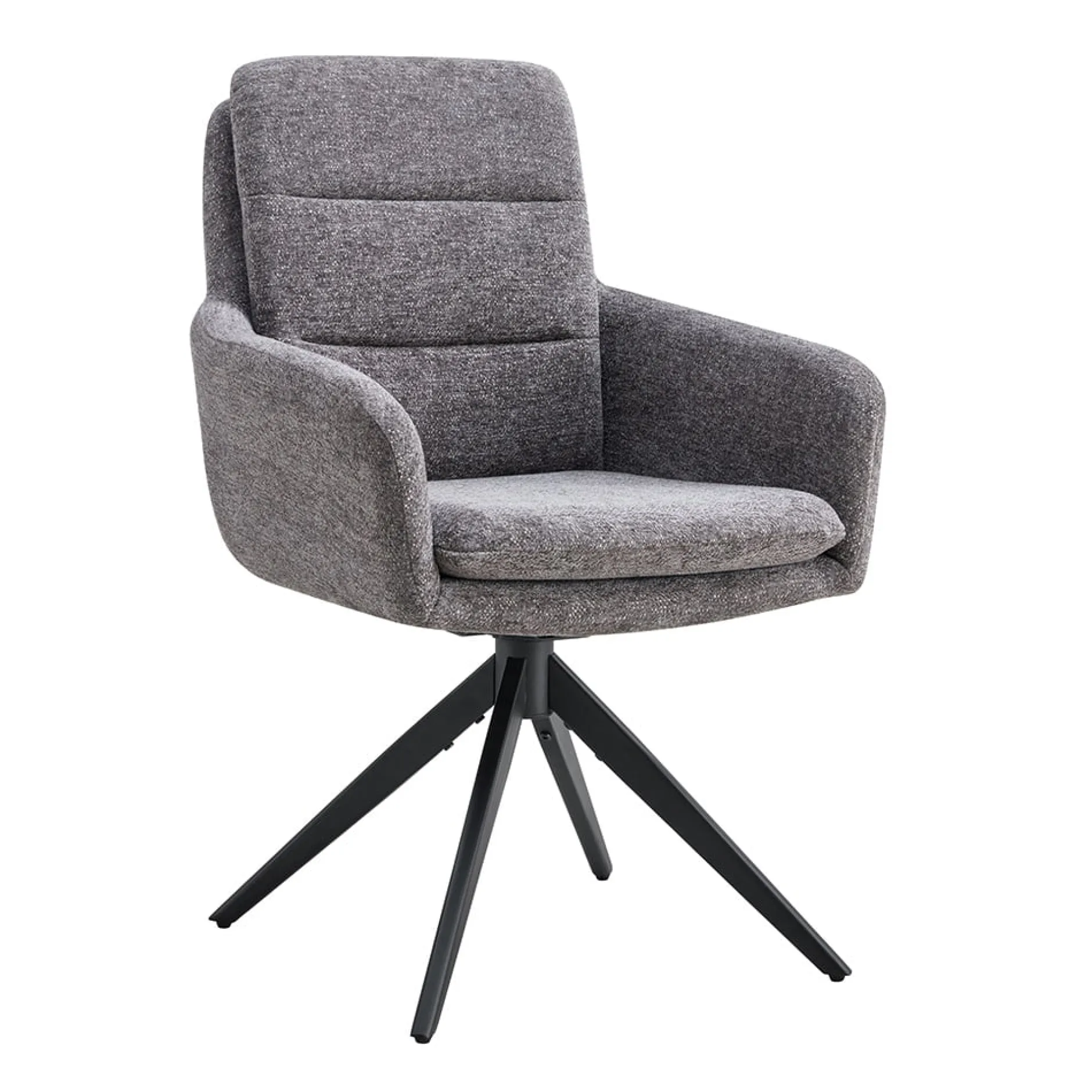 Armstoel Irma Donkergrijs – Set van 2^Huisenthuis Clearance