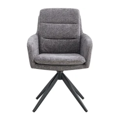 Armstoel Irma Donkergrijs – Set van 2^Huisenthuis Clearance