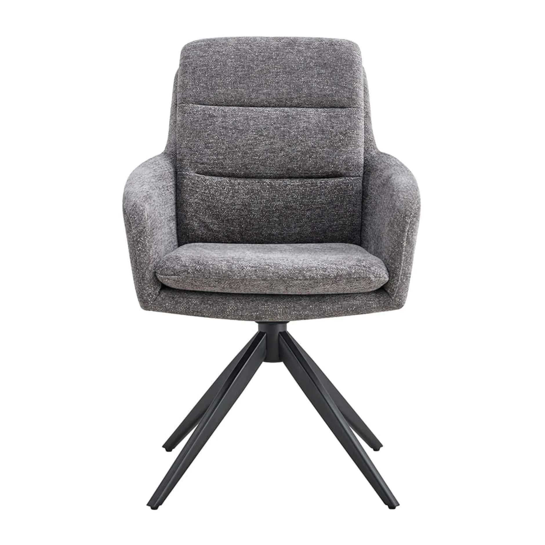 Armstoel Irma Donkergrijs – Set van 2^Huisenthuis Clearance