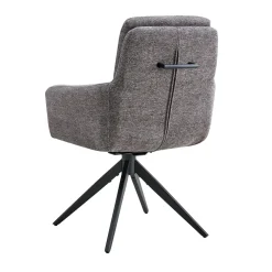 Armstoel Irma Donkergrijs – Set van 2^Huisenthuis Clearance