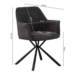 Armstoel Jan Bouclé – Set van 2^Huisenthuis Online