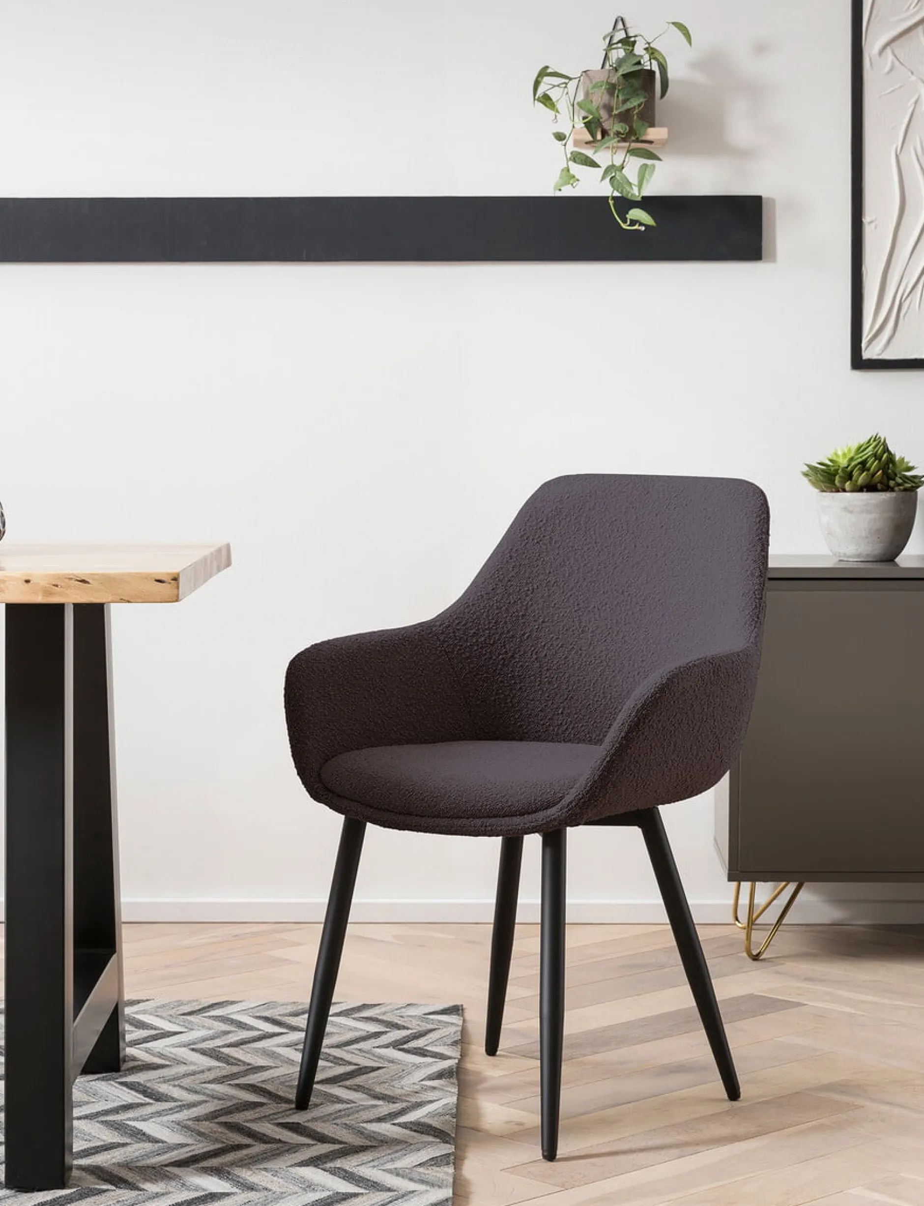 Armstoel Kate Bouclé – Set van 2^Huisenthuis New