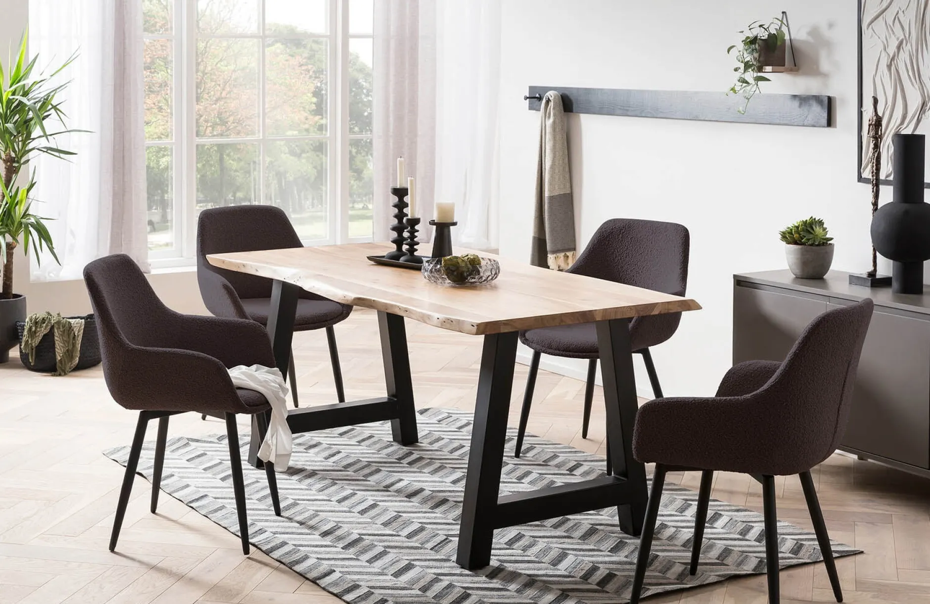 Armstoel Kate Bouclé – Set van 2^Huisenthuis New