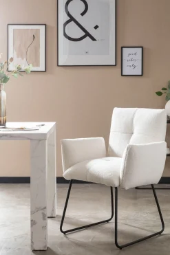 Armstoel Lizzie Bouclé^Huisenthuis New