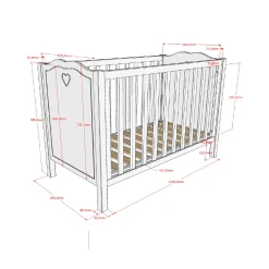 Babybed Fenna Wit^Huisenthuis Hot