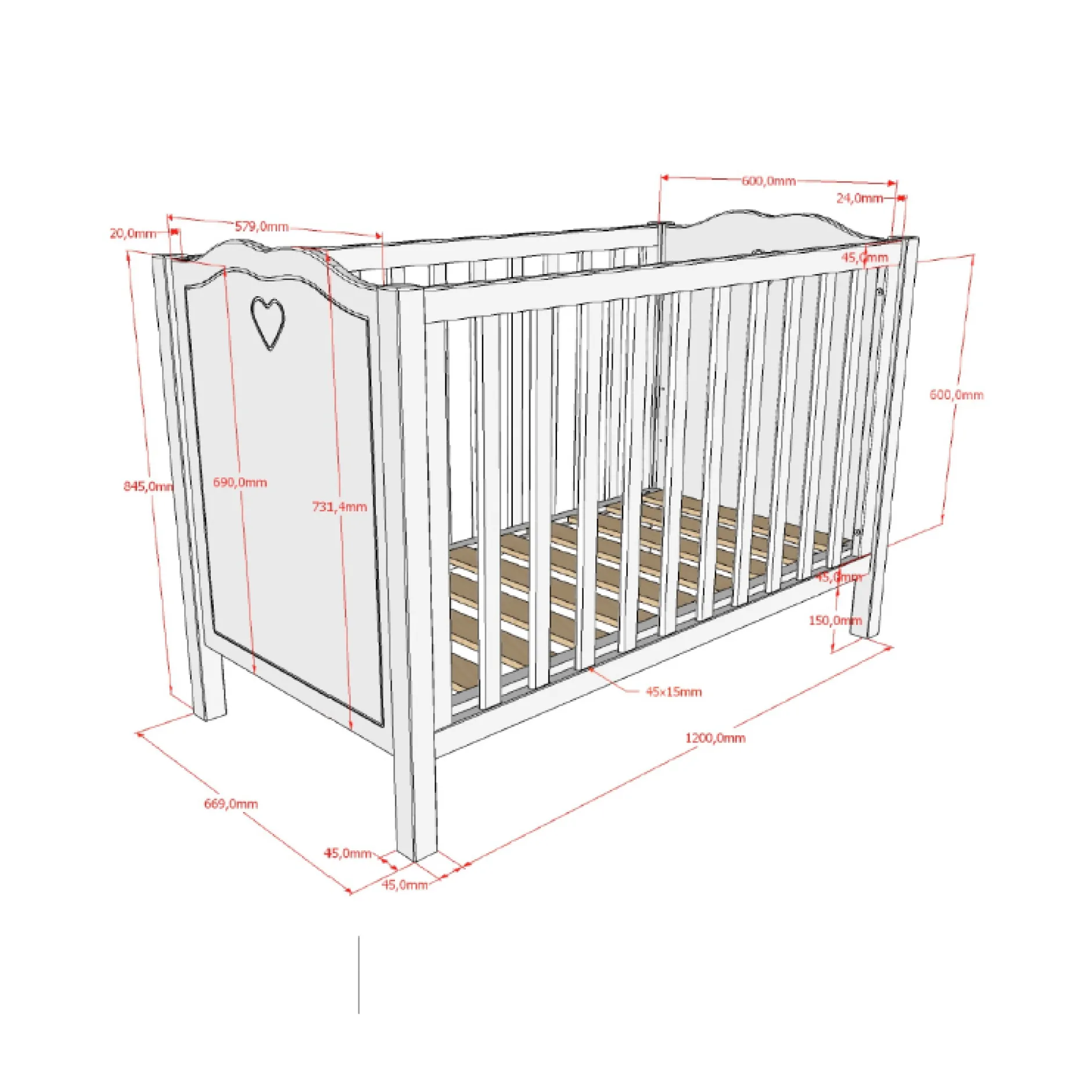 Babybed Fenna Wit^Huisenthuis Hot