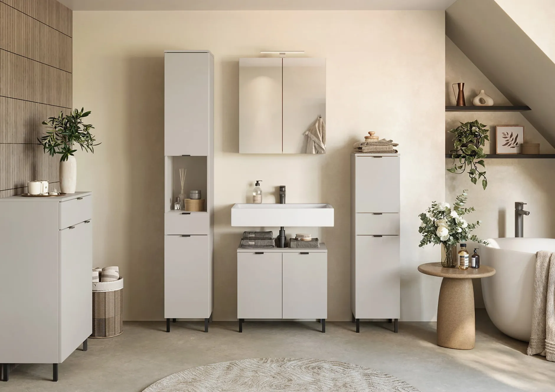 Badkamer kolomkast Zadar 120 cm^Huisenthuis New