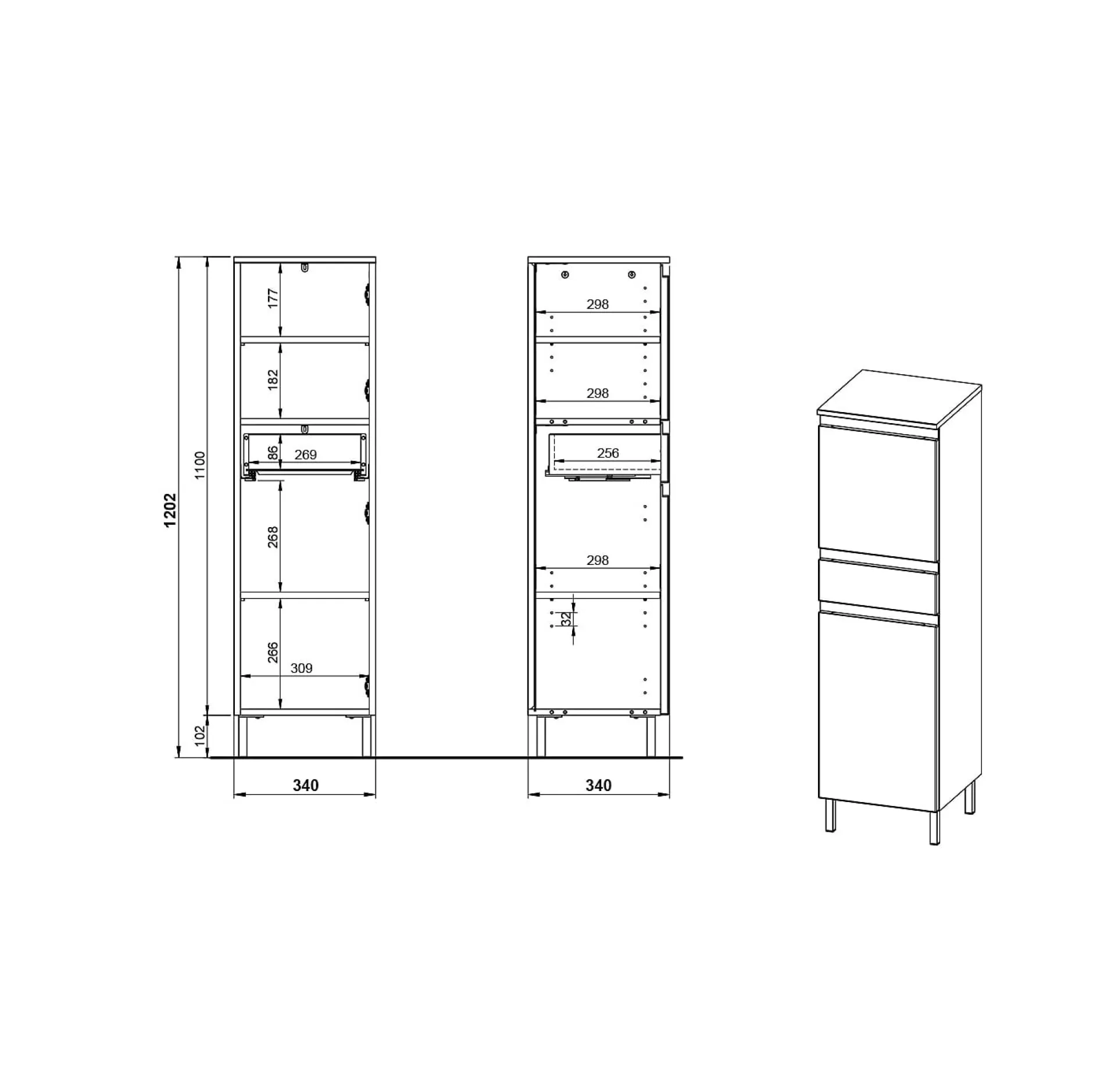 Badkamerkast Abrantes^Huisenthuis Online