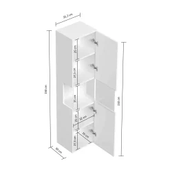 Badkamerkast Phoenix 150 cm^Huisenthuis Clearance