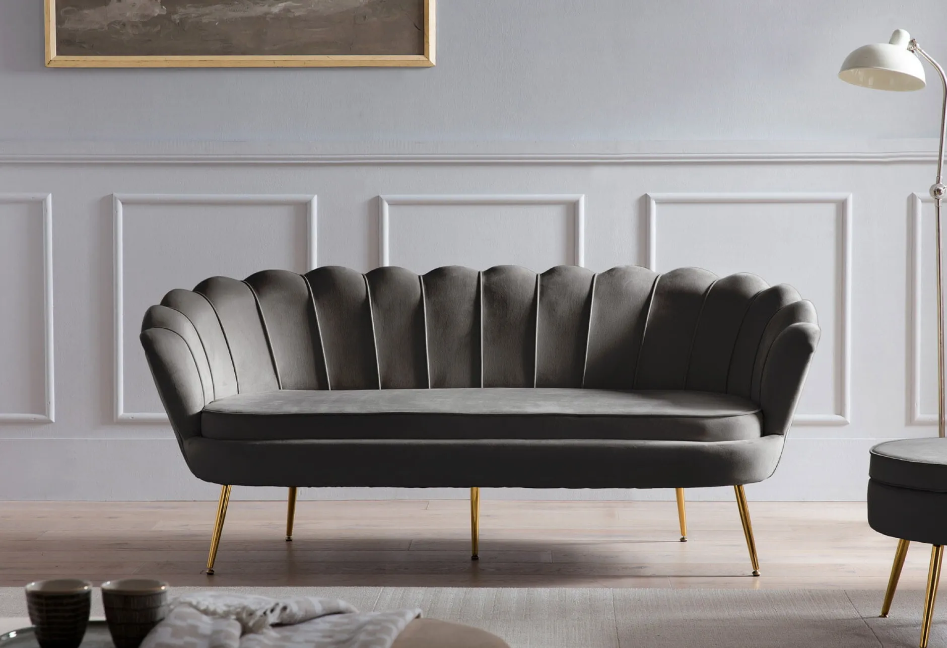 Bank Chanelle Velvet 180 cm^Huisenthuis Outlet