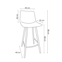 Barkruk Ferry – Hoog – Set van 2^Huisenthuis Online