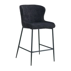 Barkruk Jolie Bouclé Donkergrijs – Set van 2^Huisenthuis Clearance