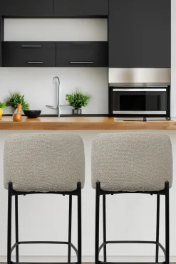 Barkruk Lylou Stof – Set van 2^Huisenthuis Best