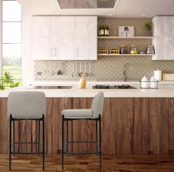 Barkruk Lylou Stof – Set van 2^Huisenthuis Best