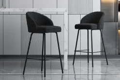 Barkruk Riley Bouclé – Set van 2^Huisenthuis Best