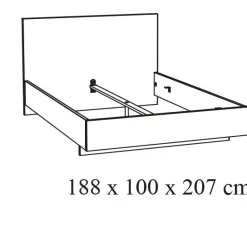Bed Andante-W12^Huisenthuis Hot