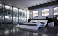 Bed Dario Wit 140x200cm^Huisenthuis Online