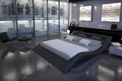 Bed Dario Zwart 180x200cm^Huisenthuis Online