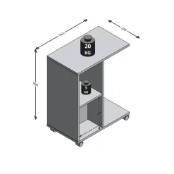 Bijzettafel Gretha Artisan Eiken^Huisenthuis Outlet