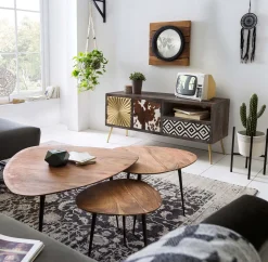 Bijzettafel Kasai Acacia 54×49 cm^Huisenthuis Online