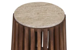 Bijzettafel Milo Travertin^Huisenthuis Outlet