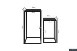 Bijzettafel set Otis^Huisenthuis New