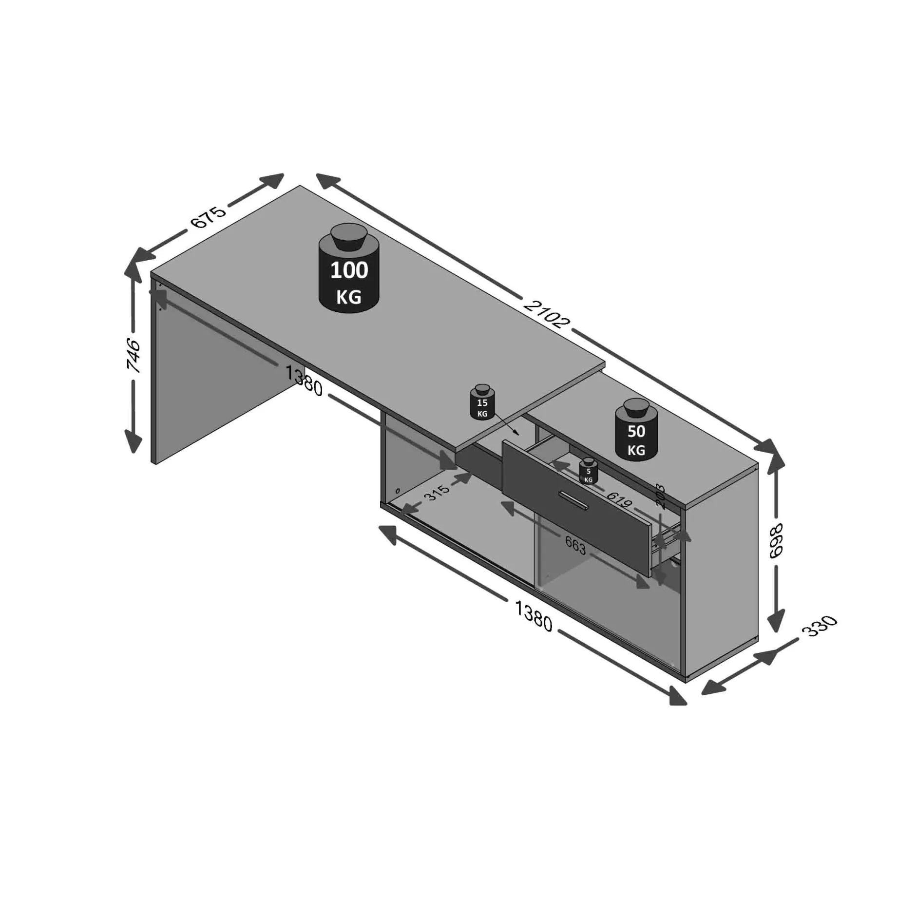 Bureau Colorado^Huisenthuis Sale