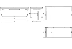 Bureau Galileo 180 cm^Huisenthuis Discount