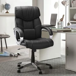 Bureaustoel Verona Zwart^Huisenthuis Best