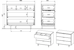 Commode Elias Grijs^Huisenthuis Best