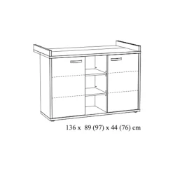 Commode Gabon Eiken^Huisenthuis Clearance