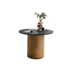 Eettafel Bowie Zwart Rond 120cm^Huisenthuis Sale