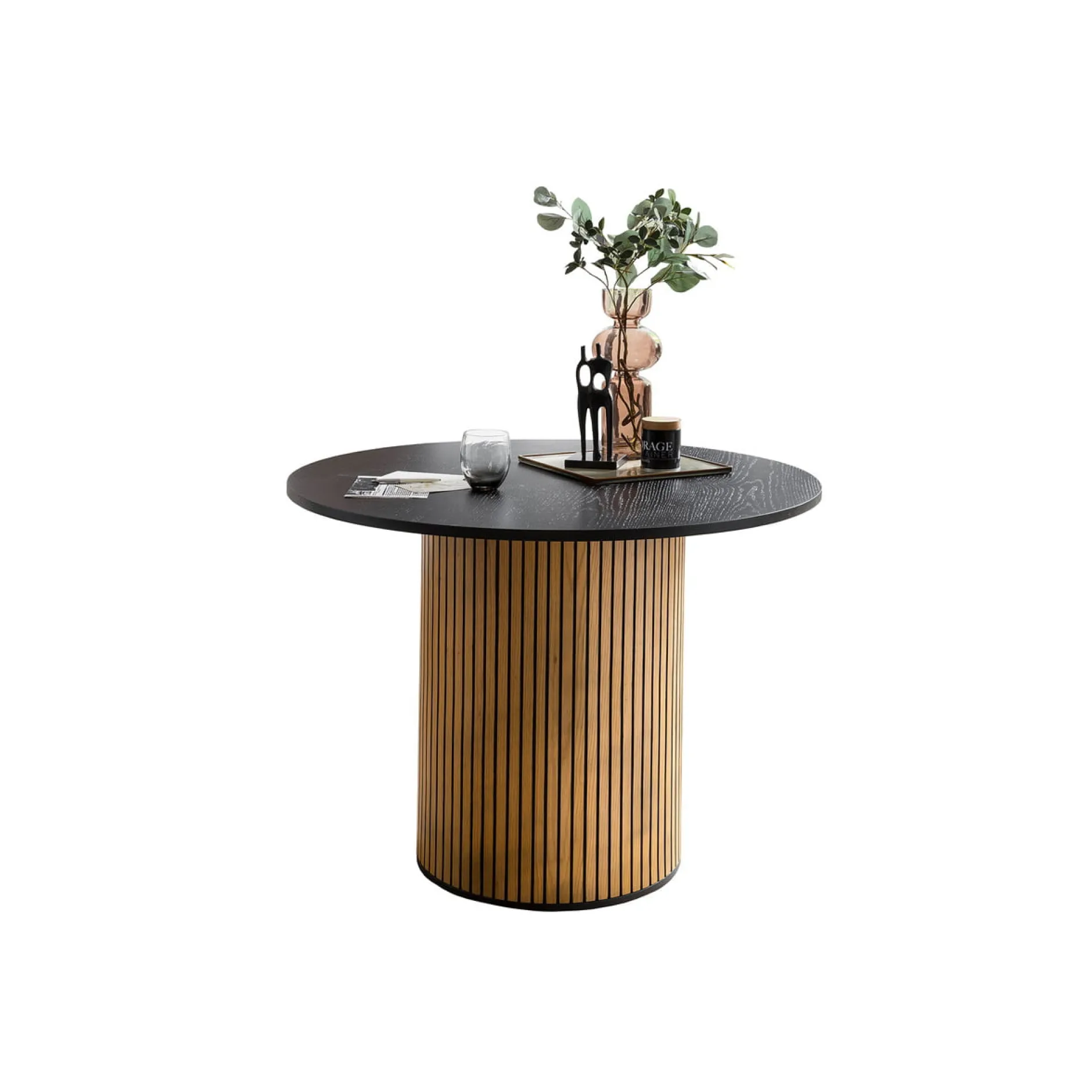 Eettafel Bowie Zwart Rond 120cm^Huisenthuis Sale