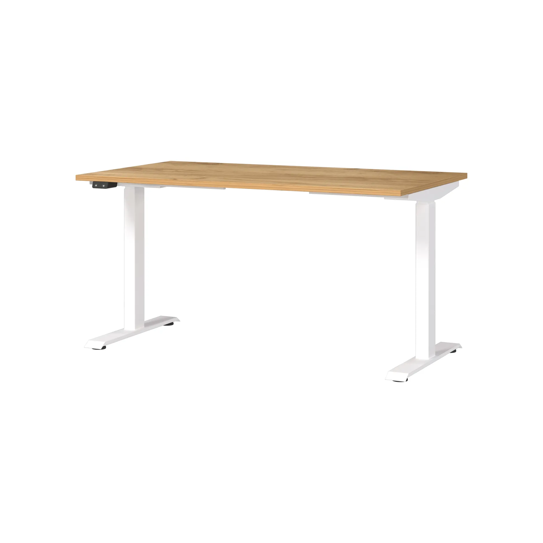 Elektrisch zit-sta Bureau Galileo Eiken Wit 140 cm^Huisenthuis Outlet