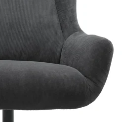 Fauteuil en poef Siem Grijs^Huisenthuis Hot
