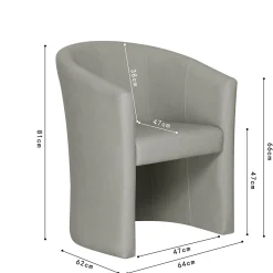 Fauteuil Steven Kunstleer – Vintage^Huisenthuis Best