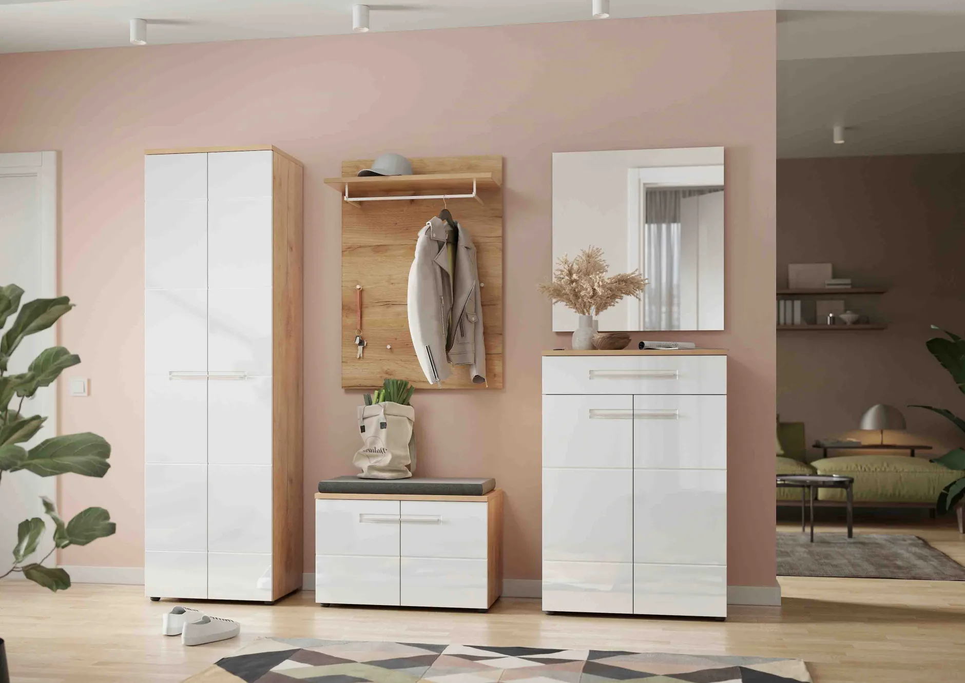 Halbank Elvas Eiken Wit^Huisenthuis Hot