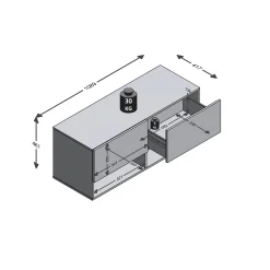 Halbank Zeger Wit Artisan Eiken^Huisenthuis Online