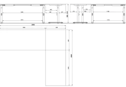Hoekbureau Galileo 260 x 220 cm^Huisenthuis Outlet