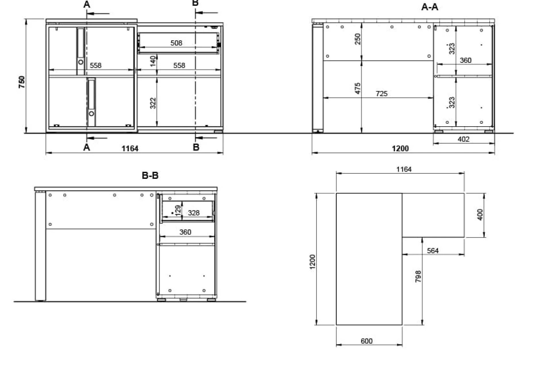 Hoekbureau Kreta^Huisenthuis Outlet