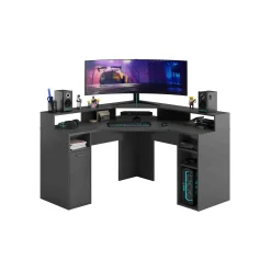 Hoekbureau Paco Antraciet^Huisenthuis Hot